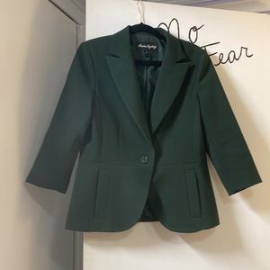 Sandra Augelazzi blazer in forest green size 38
